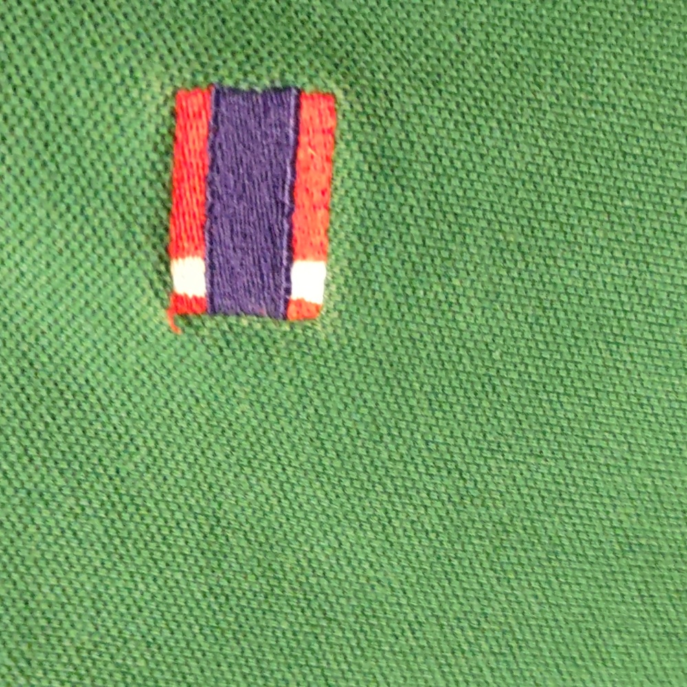 Green short sleeve bugle boy shirt, men's, large - Picture 2 of 8